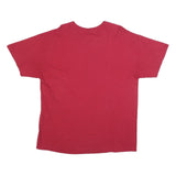 GILDAN Mens Red Indiana Basketball Graphic T-Shirt XL Short Sleeve Crew Neck