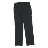 MAMMUT Womens Polyester Black Regular Straight Trousers W28 L30 Outdoor Hiking