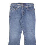 DKNY Womens Regular Fit Blue Denim Bootcut Jeans Cotton Blend W32 L28 Stylish