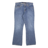 DKNY Womens Regular Fit Blue Denim Bootcut Jeans Cotton Blend W32 L28 Stylish