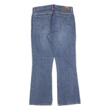 DKNY Womens Regular Fit Blue Denim Bootcut Jeans Cotton Blend W32 L28 Stylish