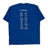 Safety Rules Carhartt Graphic T-Shirt - Large Blue Cotton