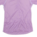 CANARI Womens Purple Cycling Jersey M Short Sleeve 1/4 Zip Lightweight