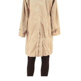 MARC O'POLO Womens Beige Cotton Double Breasted Jacket S Cotton Plain Button