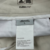 Adidas Sport Shorts - Large Beige Polyester