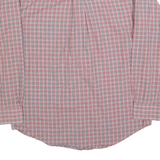 WRANGLER Mens Red & White Check Shirt M Casual Cotton Blend Long Sleeve