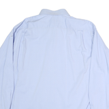 TOMMY HILFIGER Mens Blue Shirt XL Cotton Classic Fit Long Sleeve Button Collar