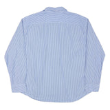 TOMMY HILFIGER Mens Blue & White Striped Shirt 2XL Regular Fit Classic