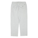NAUTICA Mens Joggers Grey M W32 L30 Slim Straight Leg Cotton Blend Drawstring