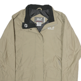JACK WOLFSKIN Mens Beige Urban Outdoor Cotton Jacket M Zip Long Sleeve