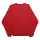 JERZEES Mens Red Ohio State Buckeyes National Champions Crew Neck L Pullover