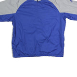 ADIDAS Mens Blue & Grey Outdoor Jacket XL Polyester Zip Plain Sportswear