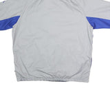 ADIDAS Mens Blue & Grey Outdoor Jacket XL Polyester Zip Plain Sportswear