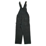 Carhartt Double Knee Overalls - 34W 32L Black Cotton