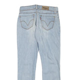 LEVI'S Womens Slim Blue Denim Light Wash Jeans W28 L29 Classic Fit Zip Closure