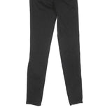 LEVI'S Womens Black Slim Skinny Denim Jeans W25 L29 Stretch Cotton Blend Zip