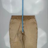 Carhartt Carpenter Trousers - 35W 30L Beige Cotton