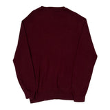 Polo By Ralph Lauren Sweater - Medium Burgundy Cotton