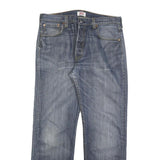 LEVI'S 501 Mens Jeans Blue Regular Straight Denim Medium W36 L32 Classic Denim