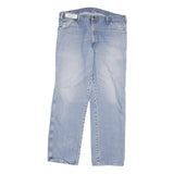 DICKIES Mens Jeans Blue Regular Straight Denim Medium W34 L29 Workwear Zip