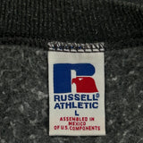 90s Blank Russell Athletic Sweatshirt - Large Gray Cotton Blend