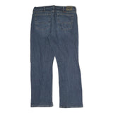 WRANGLER Mens Jeans Blue Regular Straight Denim Medium W36 L30 Classic Zip
