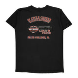 Loud & Proud Harley Davidson Graphic T-Shirt - Large Black Cotton