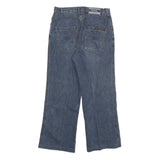 AOSIGE Mens Jeans Blue Regular Bootcut Denim Medium W30 L27 Zip Cotton Blend