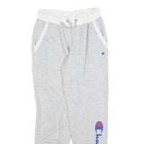 CHAMPION Womens Joggers Grey & White XS W25 L28 Cotton Blend Comfortable Fit