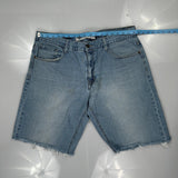 Avirex Denim Shorts - 40W 13L Light Wash Cotton