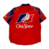 Dennit Racing Nascar Short Sleeve Shirt - XL Blue Polyester