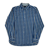 Tommy Hilfiger Checked Shirt - Medium Blue Cotton