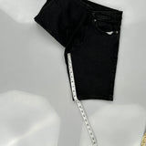 Levis Denim Shorts - 29W 10L Black Cotton