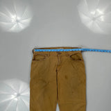 Carhartt Carpenter Trousers - 33W 30L Brown Cotton
