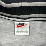 Nike Windbreaker - Large Gray Polyester