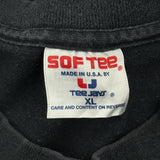 Tee Jays Single Stitch T-Shirt - XL Black Cotton