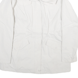 THE NORTH FACE Womens White Jacket M Polyester Blend Plain Zip Outdoor Hydent