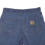 CARHARTT Mens Shorts Blue Casual M W33 Cotton Blend Durable Workwear