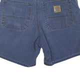 CARHARTT Mens Shorts Blue Casual M W33 Cotton Blend Durable Workwear