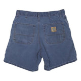 CARHARTT Mens Shorts Blue Casual M W33 Cotton Blend Durable Workwear