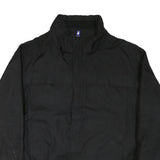 CALVIN KLEIN Mens Black Jacket 2XL Polyester Blend Plain Zip Casual Outerwear