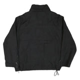 CALVIN KLEIN Mens Black Jacket 2XL Polyester Blend Plain Zip Casual Outerwear