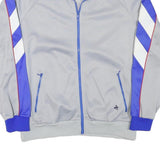 OLTEN Mens Grey & Blue Sportclub Zwillikon Track Jacket L Polyester Blend Zip