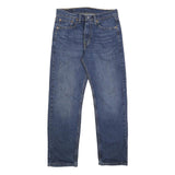 LEVI'S 505 Mens Jeans Blue Regular Straight Denim Medium W32 L30 Classic Fit Zip
