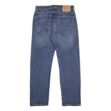 LEVI'S 505 Mens Jeans Blue Regular Straight Denim Medium W32 L30 Classic Fit Zip