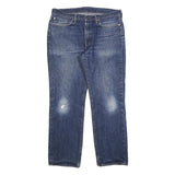 LEVI'S 514 CLASSIC Mens Jeans Blue Classic Straight Denim Medium W36 L32 Zip