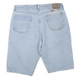 WRANGLER Mens Shorts Blue Casual Denim L W36 Light Wash Summer