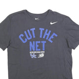 NIKE Mens Black Cut The Net Graphic T-Shirt L Short Sleeve Crew Neck