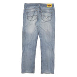 LEVI'S 504 Mens Jeans Blue Regular Straight Denim Light W34 L30 Classic Zip