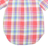 DICKIES Womens Pink & Purple Check Shirt S Cotton Short Sleeve Casual